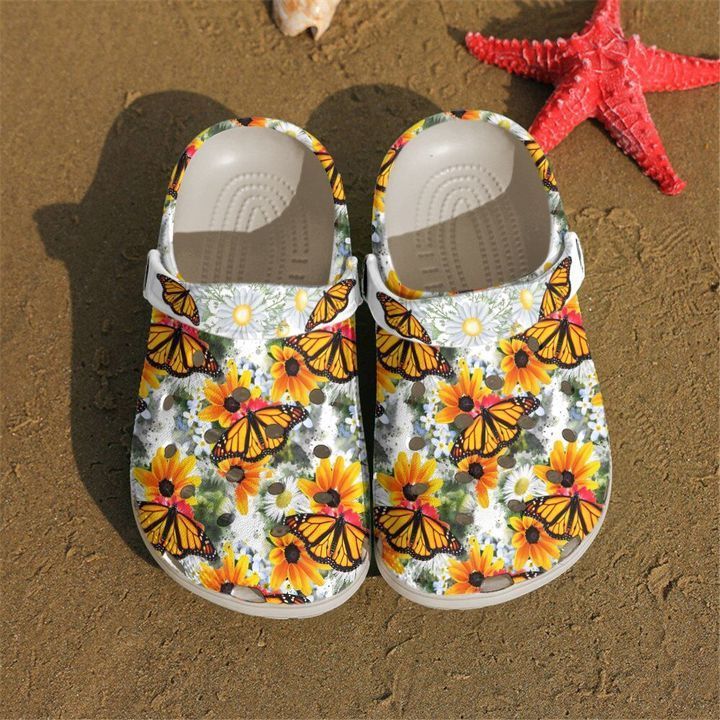 Butterfly Daisy N Monarch Sku 376 Crocs Clog Clog Shoes Butterfly Daisy N Monarch Sku 376 Crocs Clog Clog Shoes
