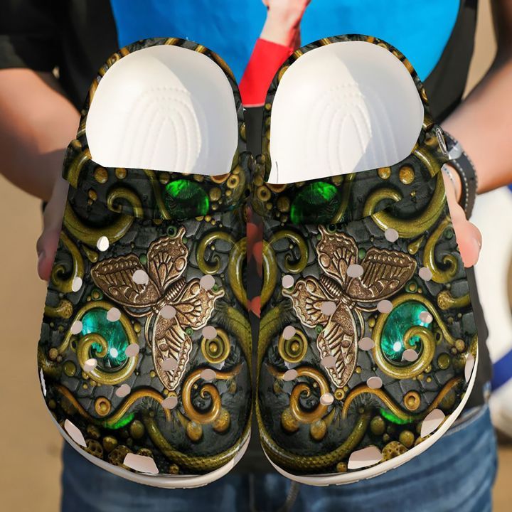 Butterfly Emerald Sku 359 Crocs Crocband Clog Comfortable For Mens Womens Classic Clog Water Shoes Butterfly Emerald Sku 359 Crocs Crocband Clog Comfortable For Mens Womens Classic Clog Water Shoes