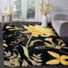 Butterfly Flower 1 Rug Sport Decor Gift Floor Decor Living Room Carpet Rug Area Rug - 5c91b7728469