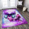 Butterfly Galaxy Rug Sport Decor Gift Floor Decor Living Room Carpet Rug Area Rug - f32397add41d