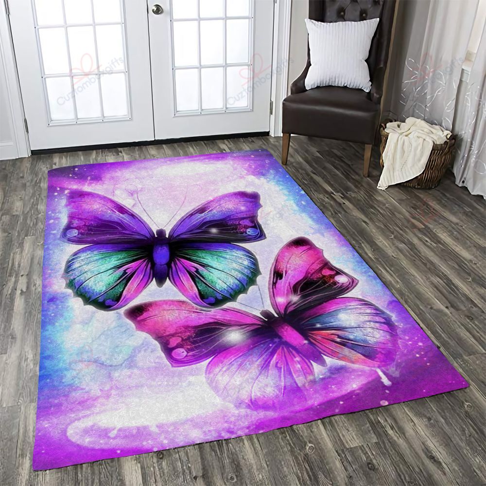 Butterfly Galaxy Rug Sport Decor Gift Floor Decor Living Room Carpet Rug Area Rug - f32397add41d Butterfly Galaxy Rug Sport Decor Gift Floor Decor Living Room Carpet Rug Area Rug - f32397add41d