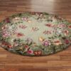 Butterfly Garden Round Carpet Floor Rug Living Room Bedroom Decor Round Area Rug Carpet