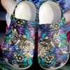 Butterfly Golden Sku 361 Crocs Crocband Clog Comfortable For Mens Womens Classic Clog Water Shoes