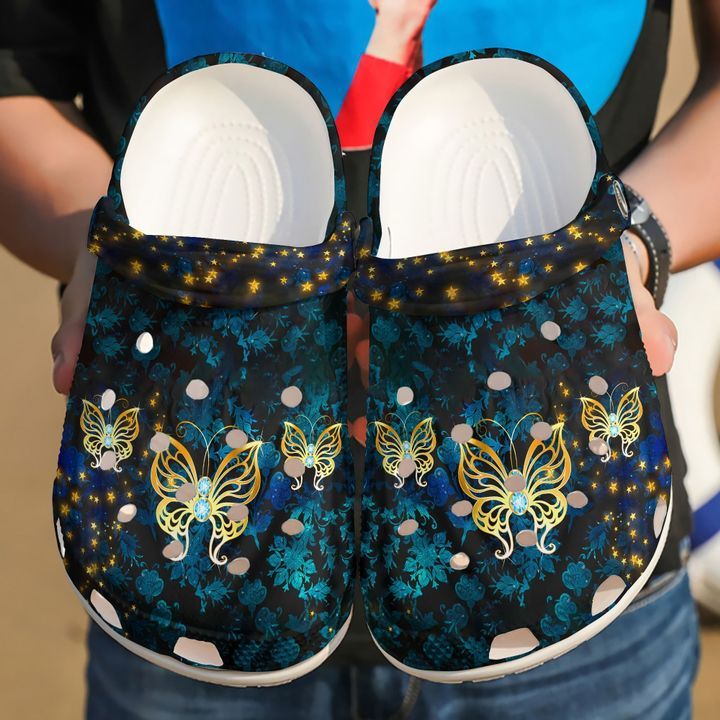 Butterfly Golden Sku 380 Crocs Crocband Clog Comfortable For Mens Womens Classic Clog Water Shoes Butterfly Golden Sku 380 Crocs Crocband Clog Comfortable For Mens Womens Classic Clog Water Shoes