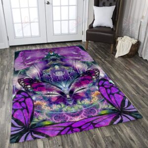 Butterfly Rug Sport Decor Gift Floor Decor Living Room Carpet Rug Area Rug - 5f40f5084cd9
