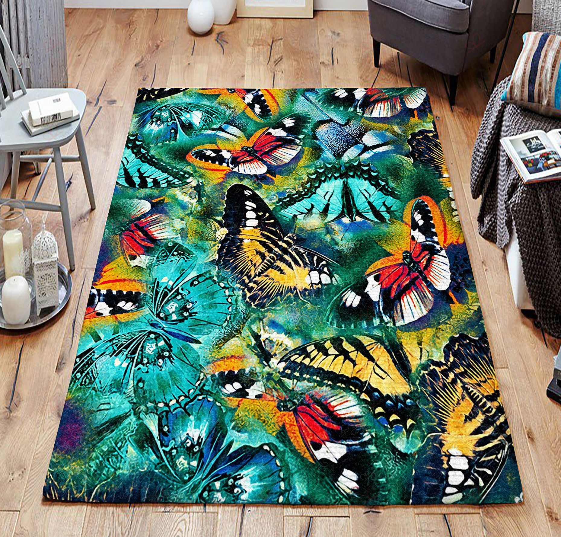 Butterfly Rug Sport Decor Gift Floor Decor Living Room Carpet Rug Area Rug - f08318ba055d Butterfly Rug Sport Decor Gift Floor Decor Living Room Carpet Rug Area Rug - f08318ba055d