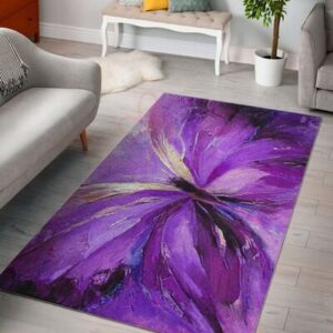 Butterfly Rug Sport Decor Gift Floor Decor Living Room Carpet Rug Area Rug - 65898245570e