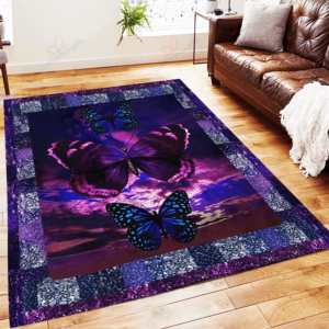 Butterfly Rug Sport Decor Gift Floor Decor Living Room Carpet Rug Area Rug - c366f3ed35b7