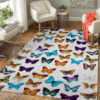 Butterfly Rug Sport Decor Gift Floor Decor Living Room Carpet Rug Area Rug - 0311104e7a85