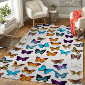 Butterfly Rug Sport Decor Gift Floor Decor Living Room Carpet Rug Area Rug - 0311104e7a85
