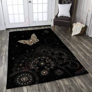 Butterfly Rug Sport Decor Gift Floor Decor Living Room Carpet Rug Area Rug - 32f3a832726c