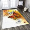 Butterfly Rug Sport Decor Gift Floor Decor Living Room Carpet Rug Area Rug - b25c12fe1fc4