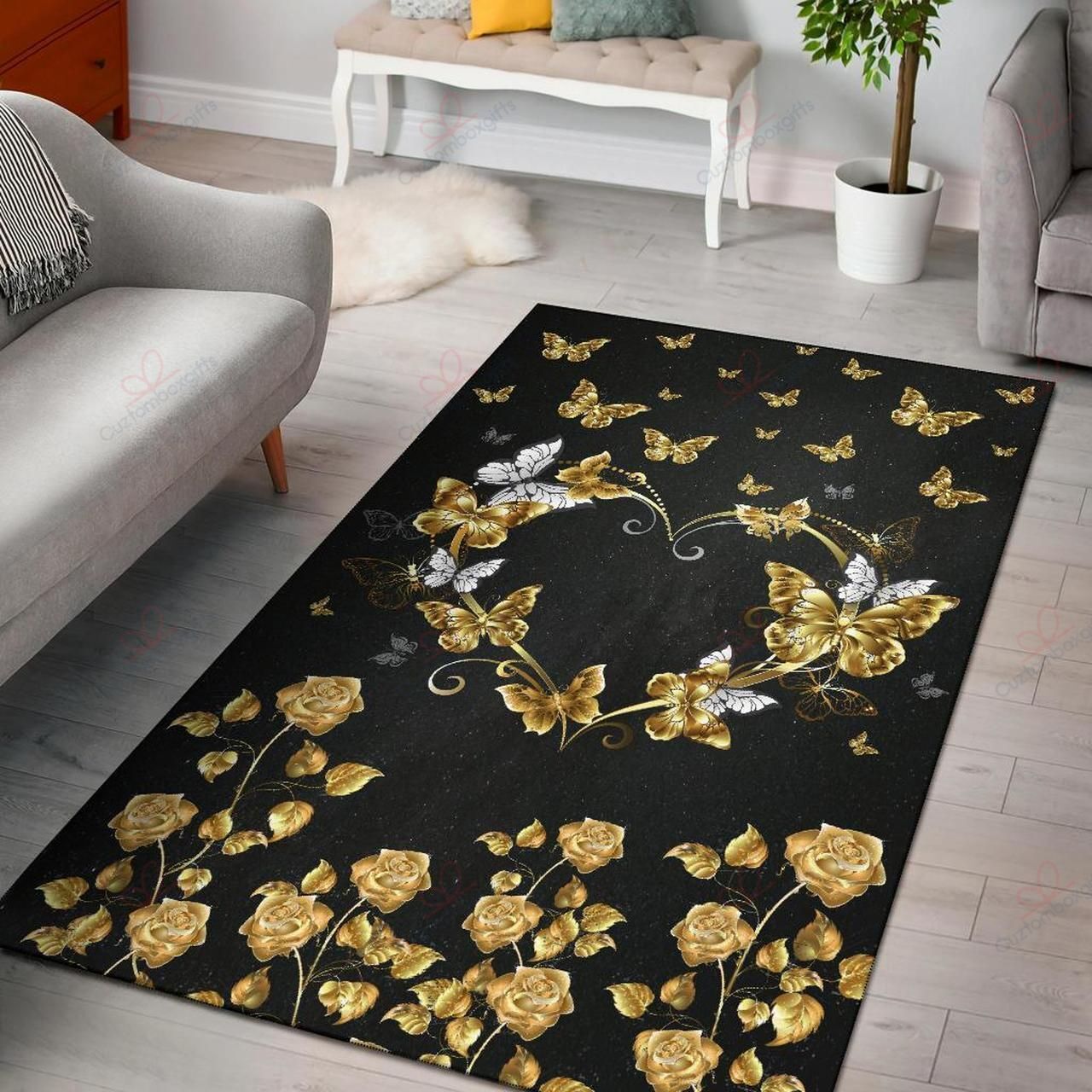 Butterfly Heart Rug Sport Decor Gift Floor Decor Living Room Carpet Rug Area Rug - 905062e18cdd Butterfly Heart Rug Sport Decor Gift Floor Decor Living Room Carpet Rug Area Rug - 905062e18cdd