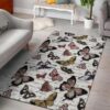 Butterfly Letter Rug Sport Decor Gift Floor Decor Living Room Carpet Rug Area Rug - be8adce49bce
