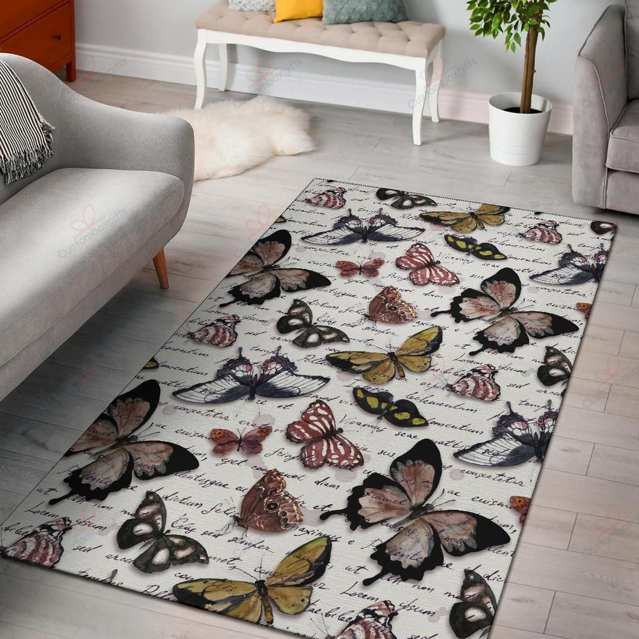 Butterfly Letter Rug Sport Decor Gift Floor Decor Living Room Carpet Rug Area Rug - be8adce49bce Butterfly Letter Rug Sport Decor Gift Floor Decor Living Room Carpet Rug Area Rug - be8adce49bce