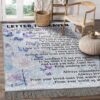 Butterfly Letter To Heaven Rug Sport Decor Gift Floor Decor Living Room Carpet Rug Area Rug - 208d388ea950