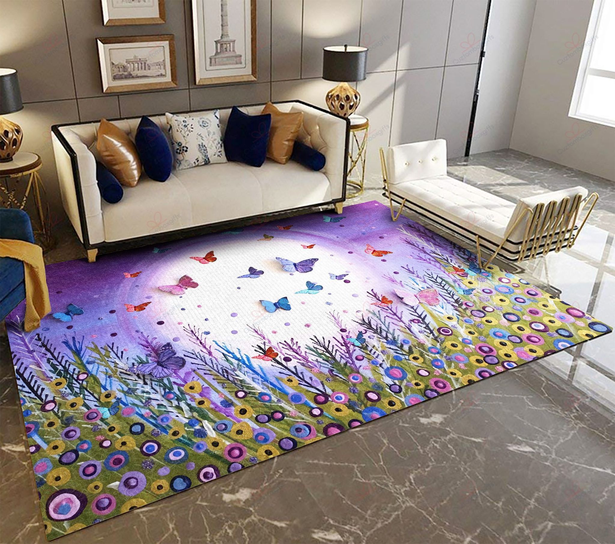 Butterfly Lost In The Flower Garden Rug Sport Decor Gift Floor Decor Living Room Carpet Rug Area Rug - 3b43c4fa3ae3 Butterfly Lost In The Flower Garden Rug Sport Decor Gift Floor Decor Living Room Carpet Rug Area Rug - 3b43c4fa3ae3