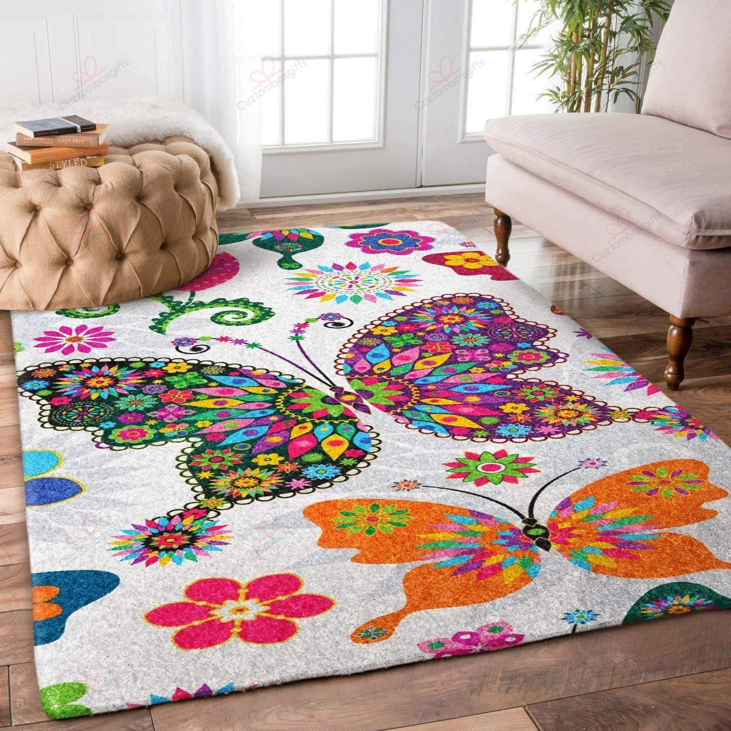 Butterfly Mandala Rug Sport Decor Gift Floor Decor Living Room Carpet Rug Area Rug - 2274dd9643e6 Butterfly Mandala Rug Sport Decor Gift Floor Decor Living Room Carpet Rug Area Rug - 2274dd9643e6