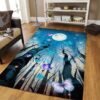 Butterfly Moon Rug Sport Decor Gift Floor Decor Living Room Carpet Rug Area Rug - ec2c658a32f0