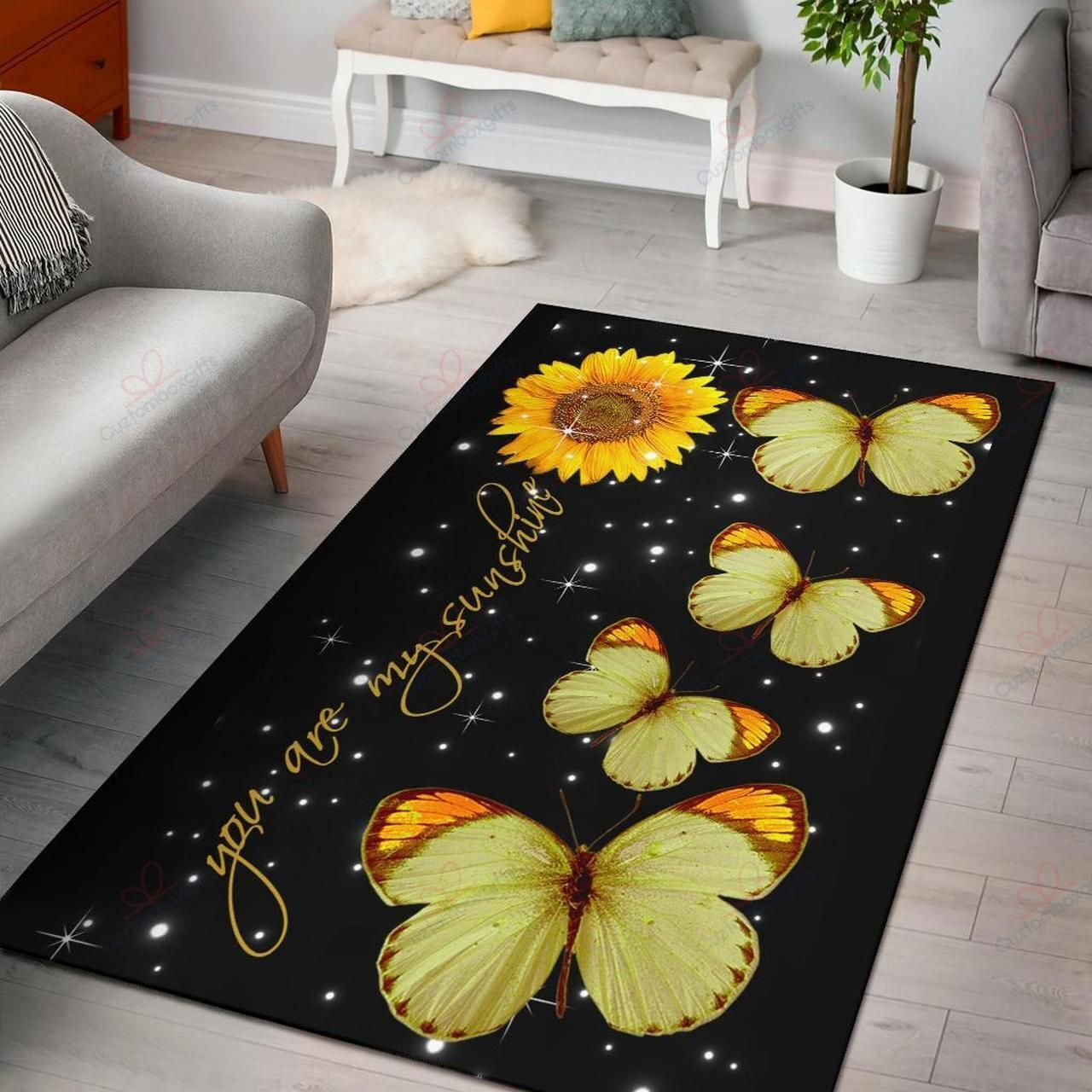 Butterfly My Sunshine Rug Sport Decor Gift Floor Decor Living Room Carpet Rug Area Rug - 04bc517bb939 Butterfly My Sunshine Rug Sport Decor Gift Floor Decor Living Room Carpet Rug Area Rug - 04bc517bb939