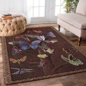 Butterfly On The Tree Rug Sport Decor Gift Floor Decor Living Room Carpet Rug Area Rug - 316f634fe30b