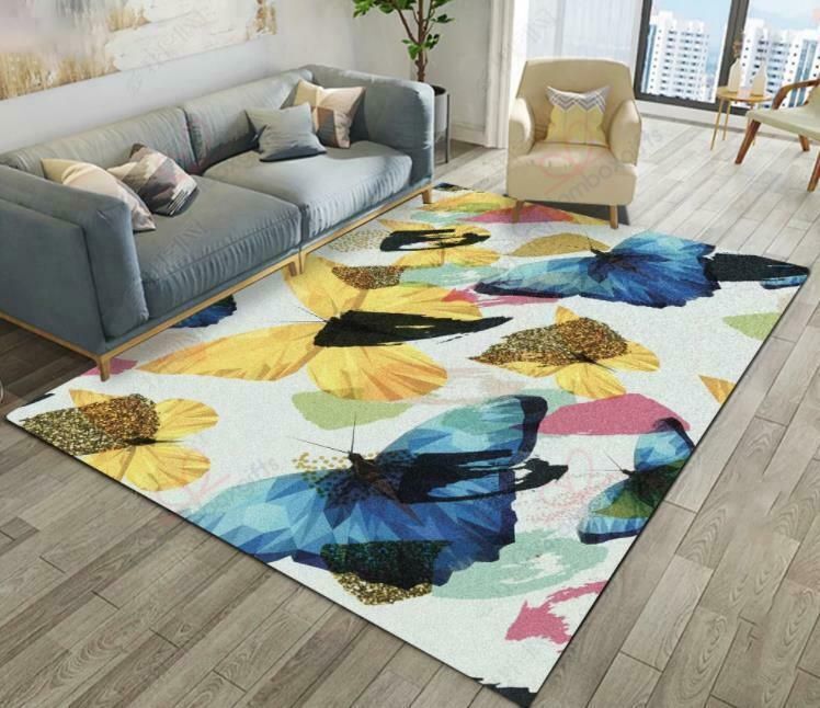 Butterfly Painting 10 Rug Sport Decor Gift Floor Decor Living Room Carpet Rug Area Rug - 295b8bad4ee4 Butterfly Painting 10 Rug Sport Decor Gift Floor Decor Living Room Carpet Rug Area Rug - 295b8bad4ee4