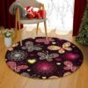 Butterfly Painting 10 Round Carpet Floor Rug Living Room Bedroom Decor Round Area Rug Carpet