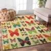 Butterfly Painting 4 Rug Sport Decor Gift Floor Decor Living Room Carpet Rug Area Rug - 063f3f5a5452