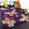 Butterfly Painting 6 Rug Sport Decor Gift Floor Decor Living Room Carpet Rug Area Rug - 9f486f52fa67