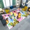 Butterfly Painting 9 Rug Sport Decor Gift Floor Decor Living Room Carpet Rug Area Rug - cf209a1f227e