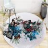 Butterfly Painting 9 Round Carpet Floor Rug Living Room Bedroom Decor Round Area Rug Carpet
