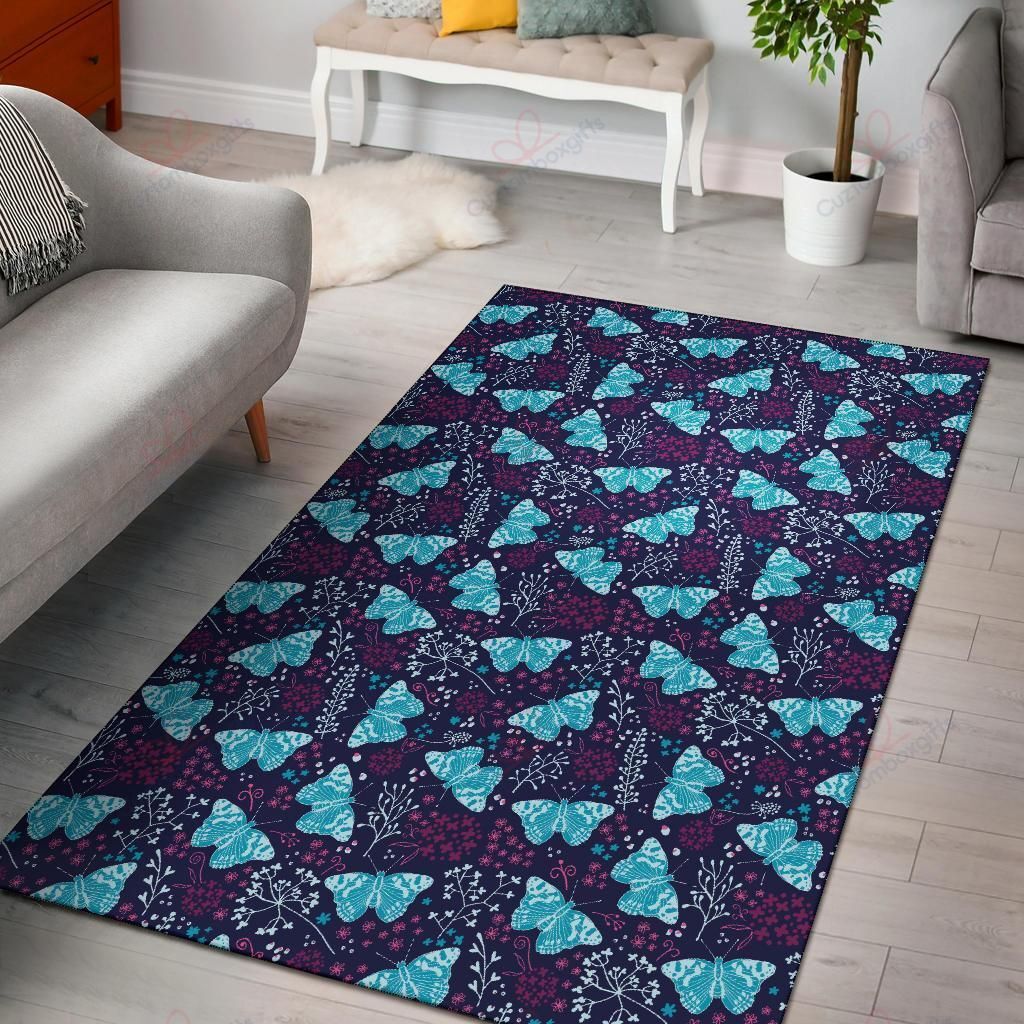 Butterfly Pattern 11 Rug Sport Decor Gift Floor Decor Living Room Carpet Rug Area Rug - 98e2a4983e7a Butterfly Pattern 11 Rug Sport Decor Gift Floor Decor Living Room Carpet Rug Area Rug - 98e2a4983e7a