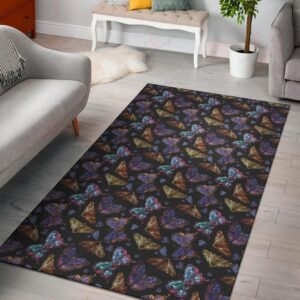 Butterfly Pattern 13 Rug Sport Decor Gift Floor Decor Living Room Carpet Rug Area Rug - eaff114a4507
