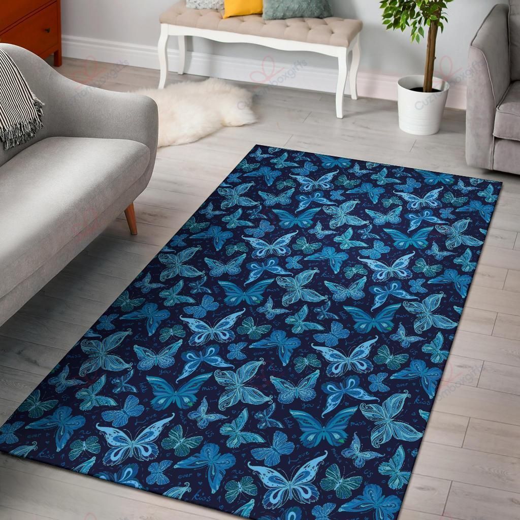 Butterfly Pattern 3 Rug Sport Decor Gift Floor Decor Living Room Carpet Rug Area Rug - 3ea723bb533c Butterfly Pattern 3 Rug Sport Decor Gift Floor Decor Living Room Carpet Rug Area Rug - 3ea723bb533c