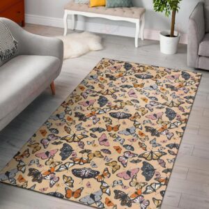 Butterfly Pattern 4 Rug Sport Decor Gift Floor Decor Living Room Carpet Rug Area Rug - 39625914e3a2