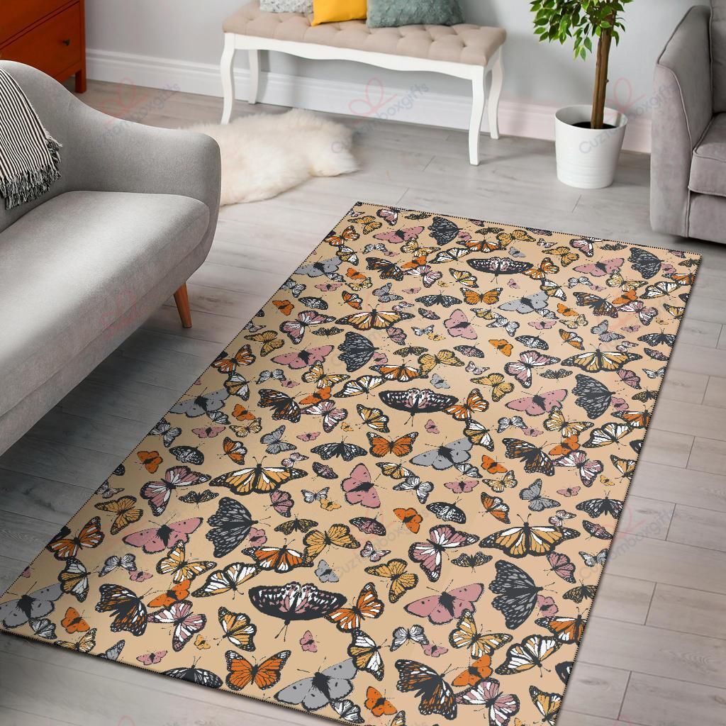 Butterfly Pattern 4 Rug Sport Decor Gift Floor Decor Living Room Carpet Rug Area Rug - 39625914e3a2 Butterfly Pattern 4 Rug Sport Decor Gift Floor Decor Living Room Carpet Rug Area Rug - 39625914e3a2