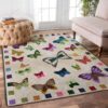 Butterfly Pattern Rug Sport Decor Gift Floor Decor Living Room Carpet Rug Area Rug - a09a9d58363f