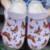 Butterfly Pattern Personalized Clog Custom Crocs Comfortablefashion Style Comfortable For Women Men Kid Print 3D