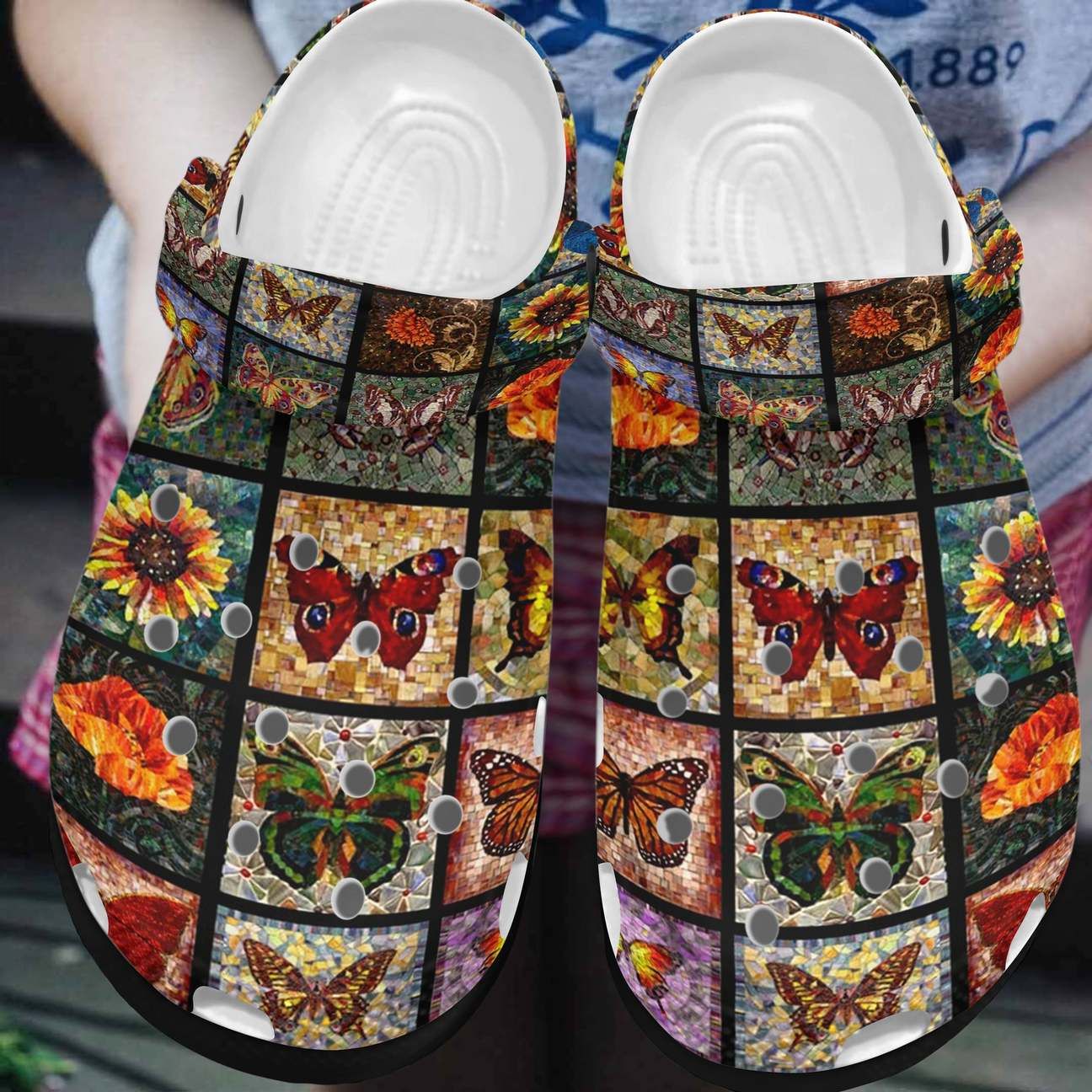 Butterfly Personalized Clog Custom Crocs Comfortablefashion Style Comfortable For Women Men Kid Print 3D Butterfly Collection Butterfly Personalized Clog Custom Crocs Comfortablefashion Style Comfortable For Women Men Kid Print 3D Butterfly Collection