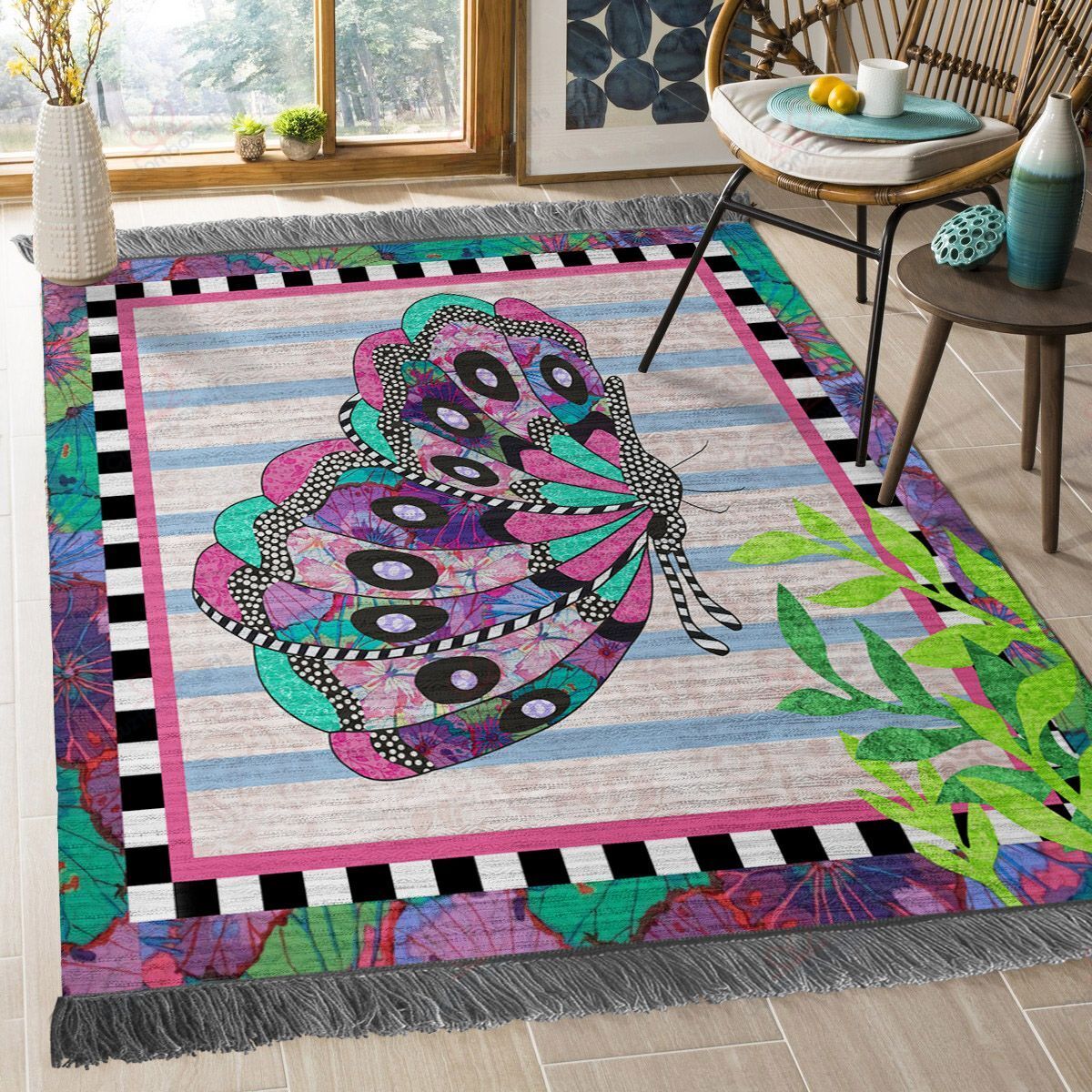 Butterfly Purple Rug Sport Decor Gift Floor Decor Living Room Carpet Rug Area Rug - a59a699e854e Butterfly Purple Rug Sport Decor Gift Floor Decor Living Room Carpet Rug Area Rug - a59a699e854e