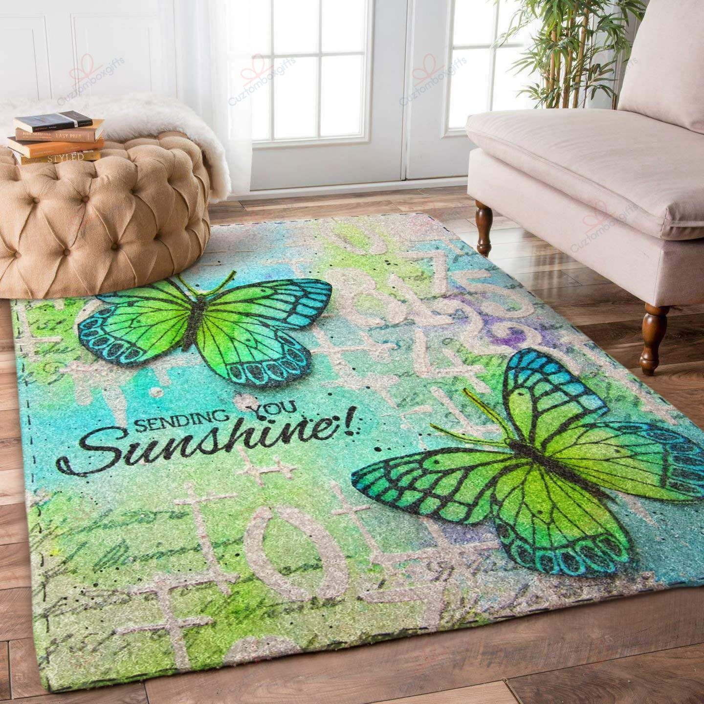 Butterfly Sending You Sunshine Rug Sport Decor Gift Floor Decor Living Room Carpet Rug Area Rug - 8009c4790396 Butterfly Sending You Sunshine Rug Sport Decor Gift Floor Decor Living Room Carpet Rug Area Rug - 8009c4790396