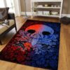 Butterfly Skull And Flower Rug Sport Decor Gift Floor Decor Living Room Carpet Rug Area Rug - 39262860885d