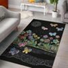 Butterfly Swirl Rug Sport Decor Gift Floor Decor Living Room Carpet Rug Area Rug - dfde27bd5831