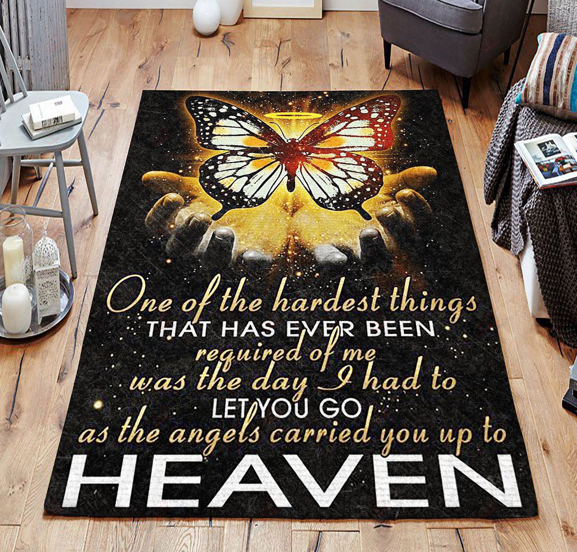 Butterfly The Angels Carried You Up To Heaven Rug Sport Decor Gift Floor Decor Living Room Carpet Rug Area Rug - f97035387c8a Butterfly The Angels Carried You Up To Heaven Rug Sport Decor Gift Floor Decor Living Room Carpet Rug Area Rug - f97035387c8a