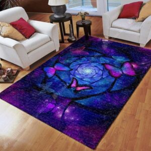 Butterfly The Twist Of Nature Rug Sport Decor Gift Floor Decor Living Room Carpet Rug Area Rug - a6a91ae501d8