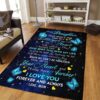 Butterfly To My Daughter Mom Once Upon A Time Rug Sport Decor Gift Floor Decor Living Room Carpet Rug Area Rug - 23199c8fb10f