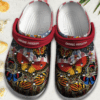 Butterfly Usa Flag Shoes 4Th Of July – Butterfly On Flag Crocs Clog Crocbland Clog Gift For Woman Girl Grandma Mother