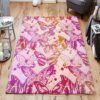 Butterfly Watercolor Rug Sport Decor Gift Floor Decor Living Room Carpet Rug Area Rug - 2cd832e2afc2