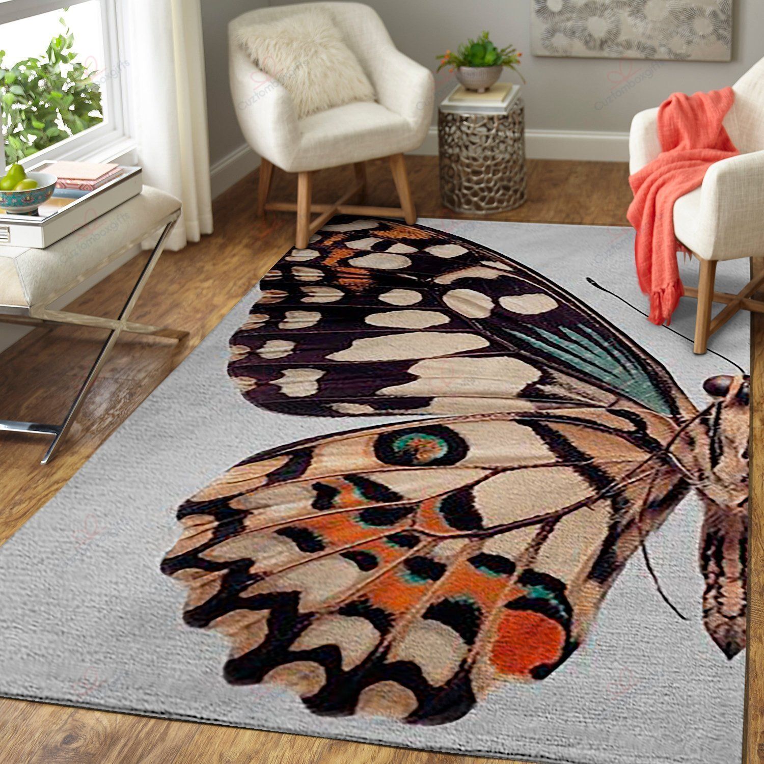Butterfly Wing Rug Sport Decor Gift Floor Decor Living Room Carpet Rug Area Rug - 5a0baab16b65 Butterfly Wing Rug Sport Decor Gift Floor Decor Living Room Carpet Rug Area Rug - 5a0baab16b65