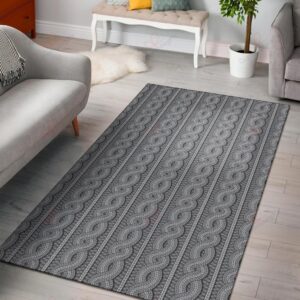Cable Knit Pattern 1 Rug Sport Decor Gift Floor Decor Living Room Carpet Rug Area Rug - 091f0030dbb6